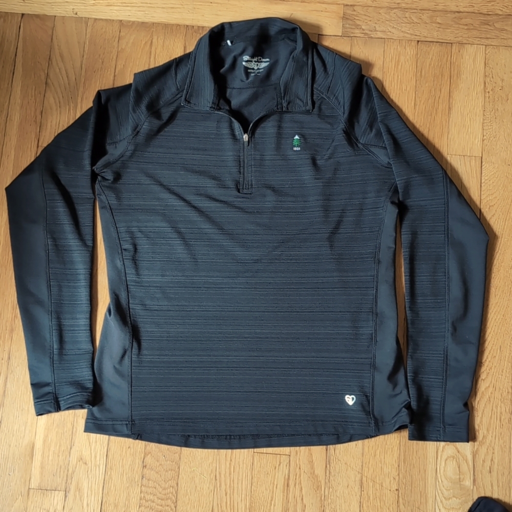 Straight Down 1921 1/4 Zip Long Sleeve Athletic Top XXL